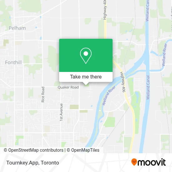 Tournkey.App map