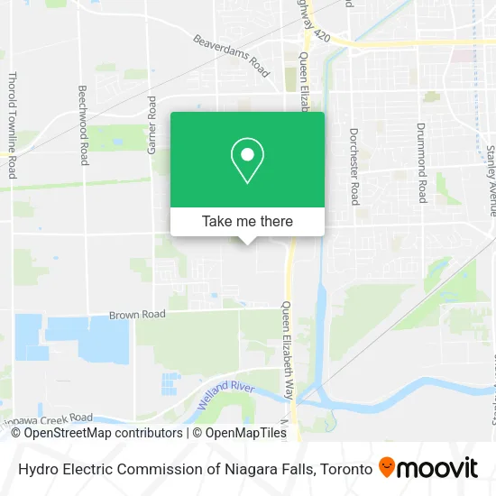 Hydro Electric Commission of Niagara Falls map