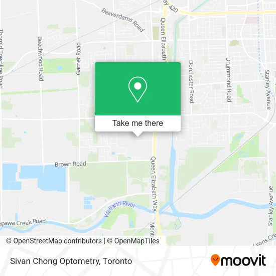 Sivan Chong Optometry map