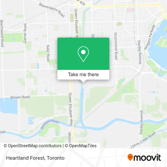 Heartland Forest map
