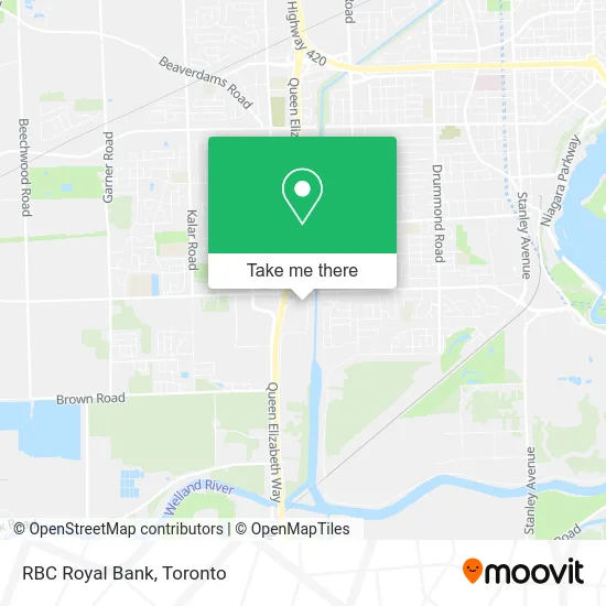 RBC Royal Bank map