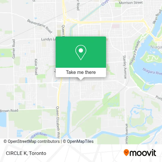 CIRCLE K map