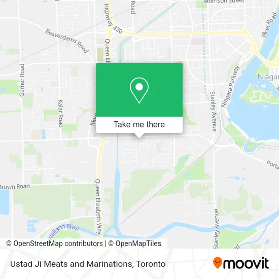 Ustad Ji Meats and Marinations map