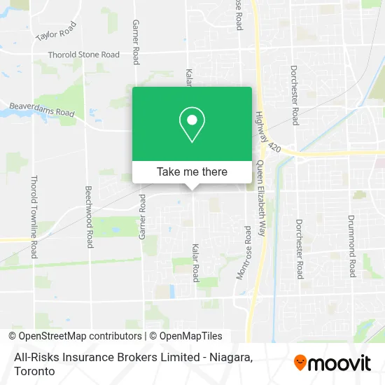 All-Risks Insurance Brokers Limited - Niagara map