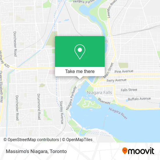 Massimo's Niagara map