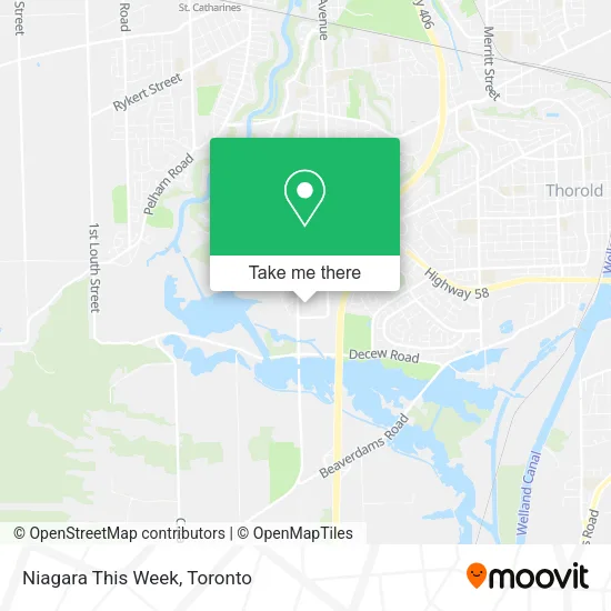 Niagara This Week map