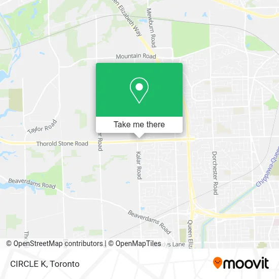CIRCLE K map