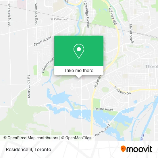 Residence 8 map