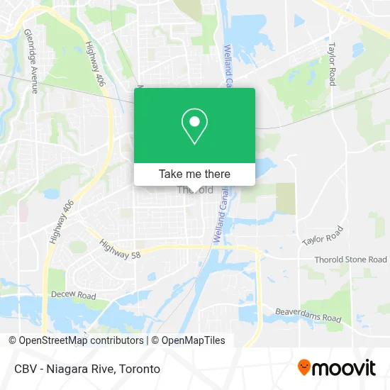 CBV - Niagara Rive map