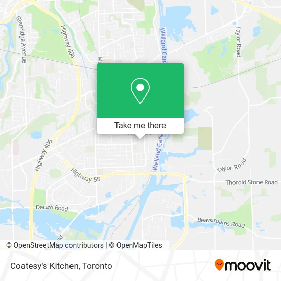 Coatesy's Kitchen map