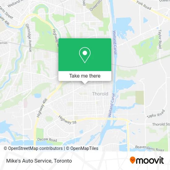 Mike's Auto Service map