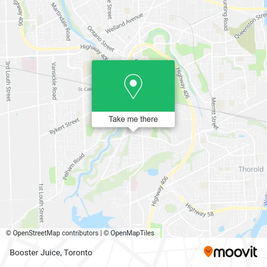 Booster Juice map