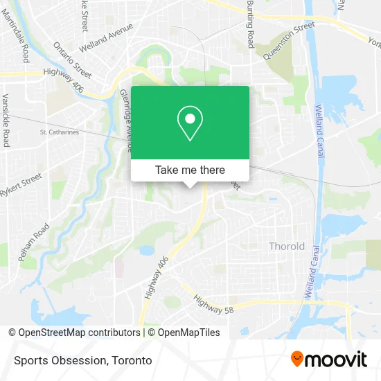 Sports Obsession map