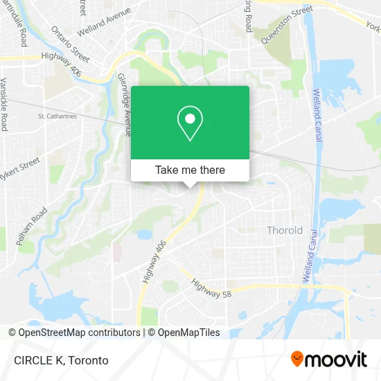 CIRCLE K map