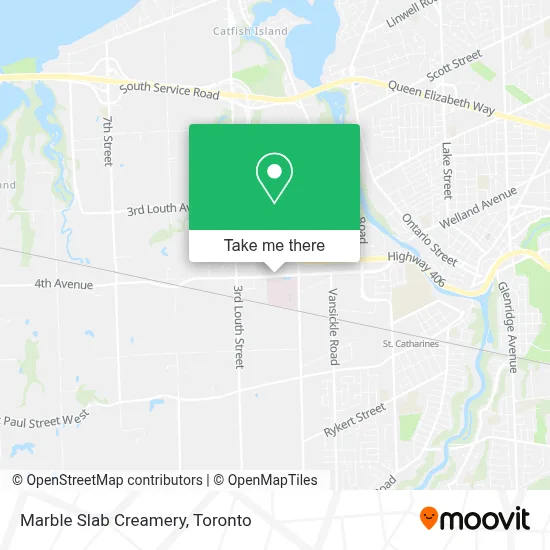 Marble Slab Creamery map