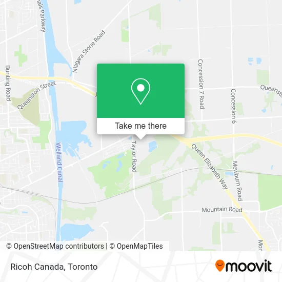 Ricoh Canada map