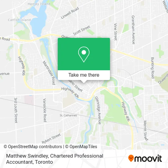 Matthew Swindley, Chartered Professional Accountant map