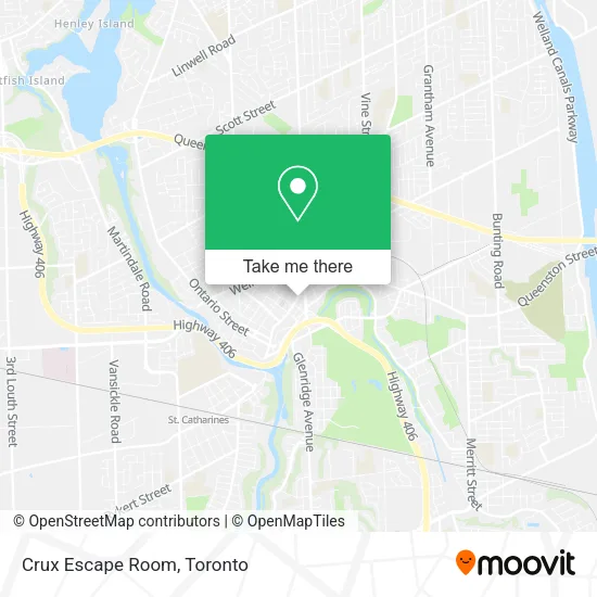 Crux Escape Room map