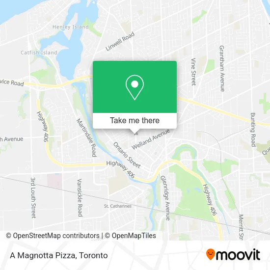 A Magnotta Pizza map