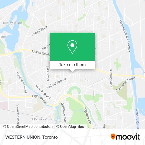 WESTERN UNION map