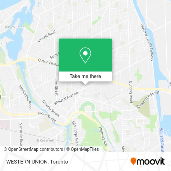WESTERN UNION map