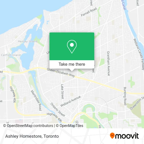 Ashley Homestore map