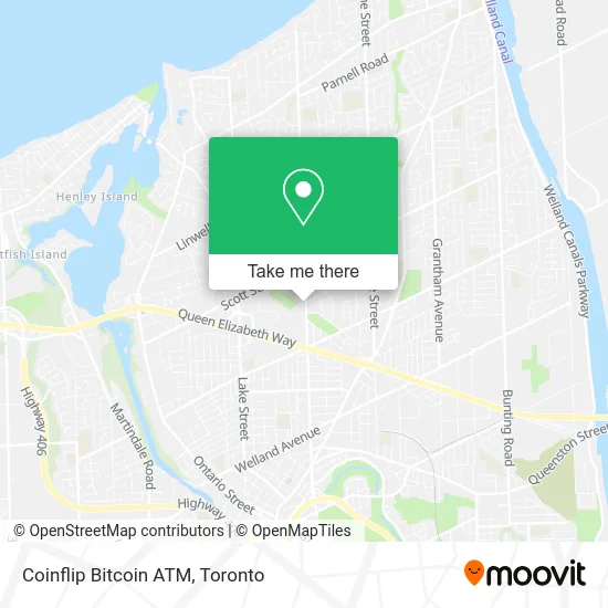 Coinflip Bitcoin ATM map