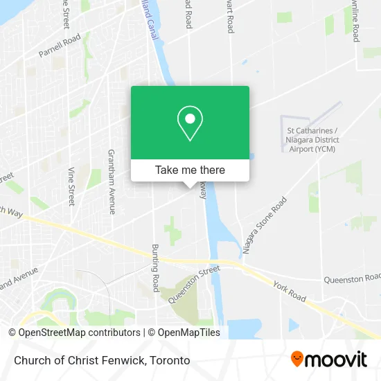 Church of Christ Fenwick map