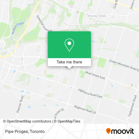 Pipe Progex map