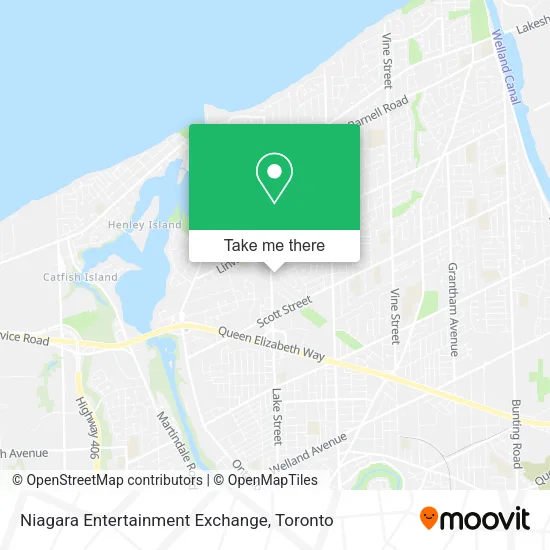 Niagara Entertainment Exchange map