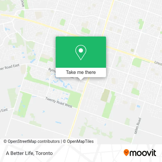 A Better Life map
