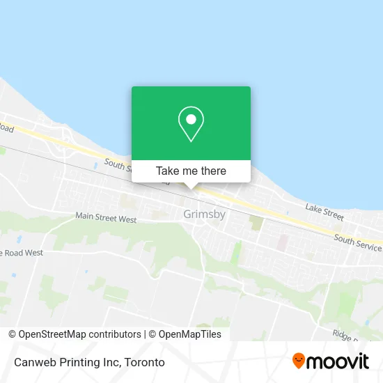 Canweb Printing Inc map