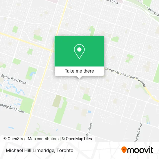 Michael Hill Limeridge map