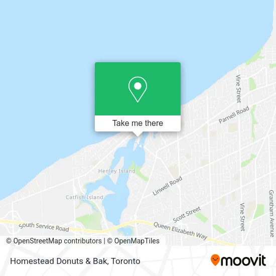 Homestead Donuts & Bak map