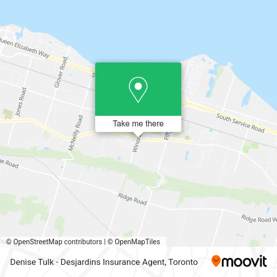 Denise Tulk - Desjardins Insurance Agent map