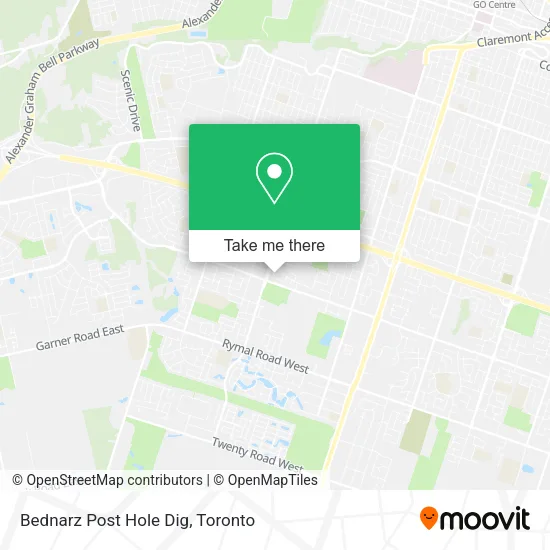 Bednarz Post Hole Dig map