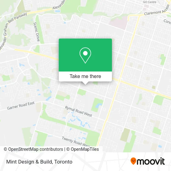 Mint Design & Build map