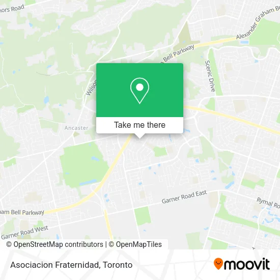 Asociacion Fraternidad map