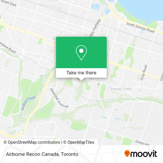 Airborne Recon Canada map