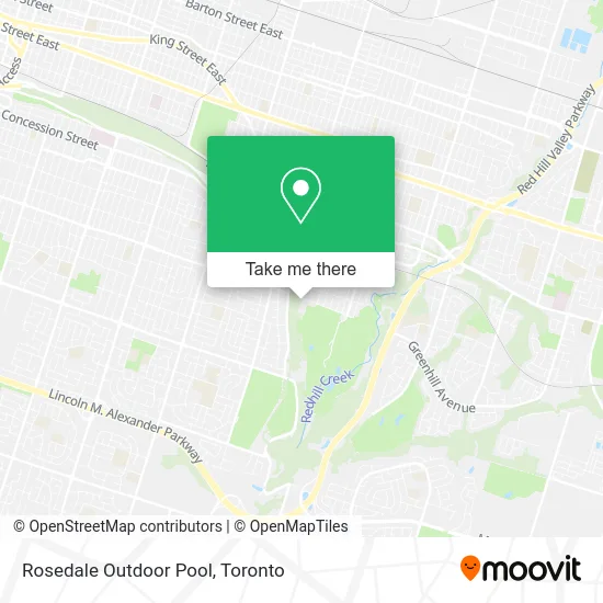 Rosedale Outdoor Pool map