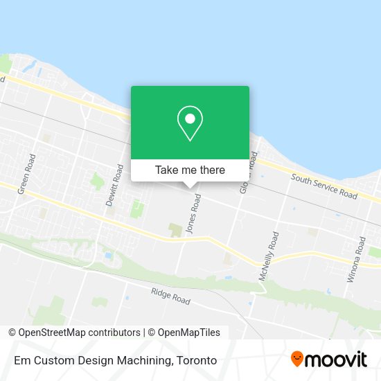 Em Custom Design Machining map