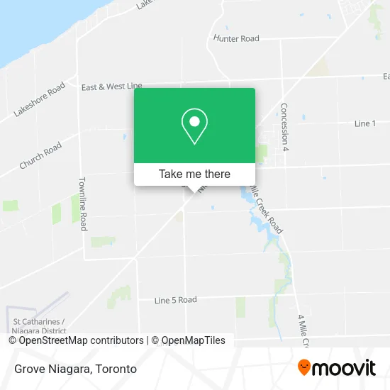 Grove Niagara map