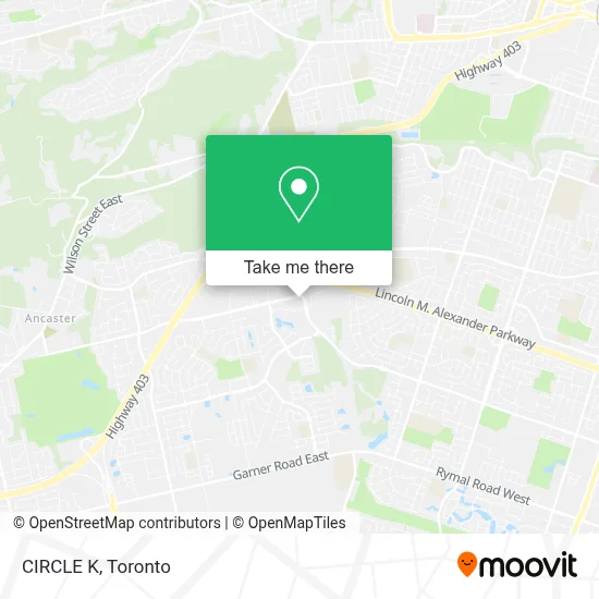 CIRCLE K map