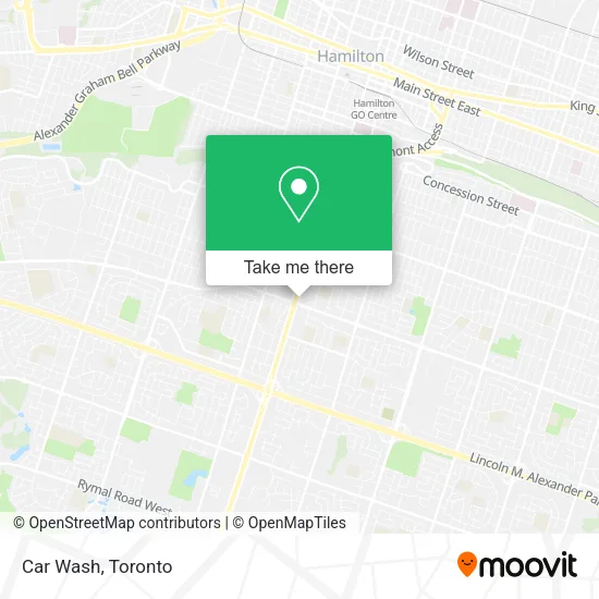 Car Wash map