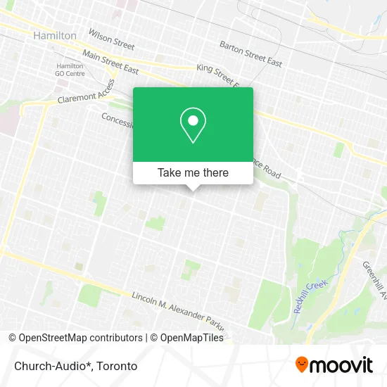 Church-Audio* map