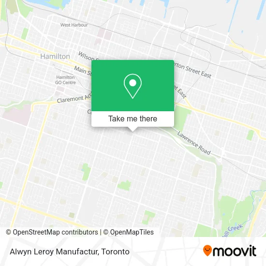 Alwyn Leroy Manufactur map