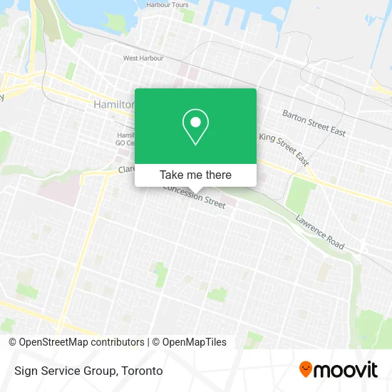 Sign Service Group map