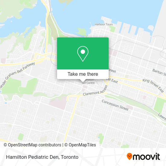 Hamilton Pediatric Den map