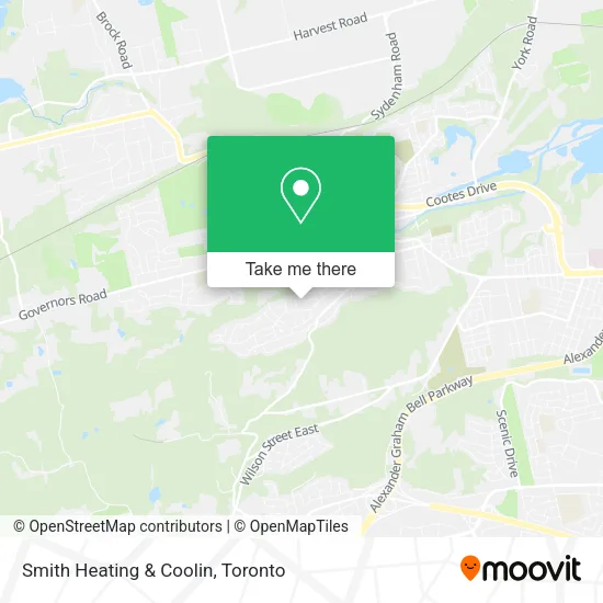 Smith Heating & Coolin map