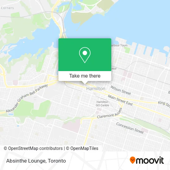 Absinthe Lounge map